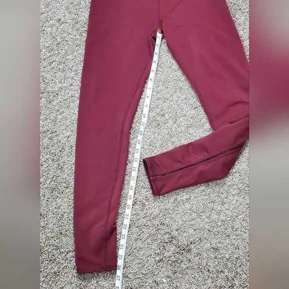 Alo Maroon 7/8" Leggings - Picture 4 of 5